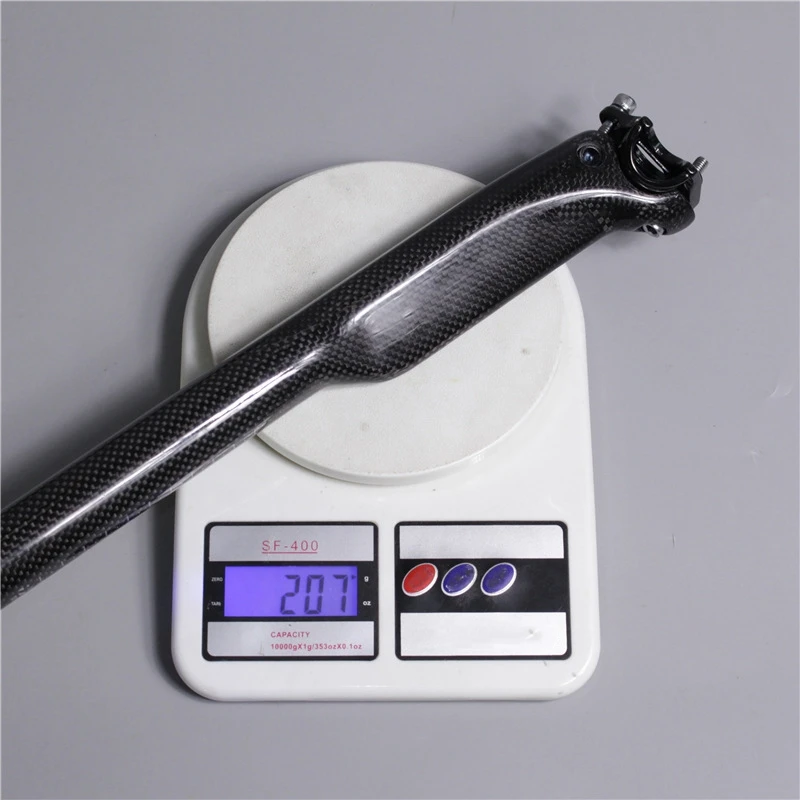 Carbon Offset Seatpost 27.2x350/400mm Black Carbon Bike Cycling Parts MTB/Road Seat Post 3K Matte