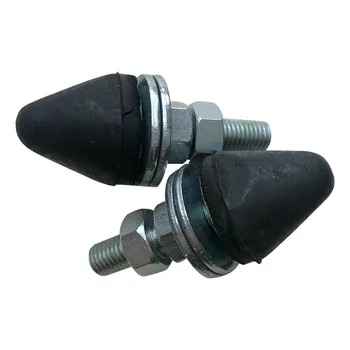 

2pcs Rubber Accessories Bonnet Cone Stops Car Tool Replacement Bracket Durable Buffer Black For Triumph Vitesse TR5 TR6