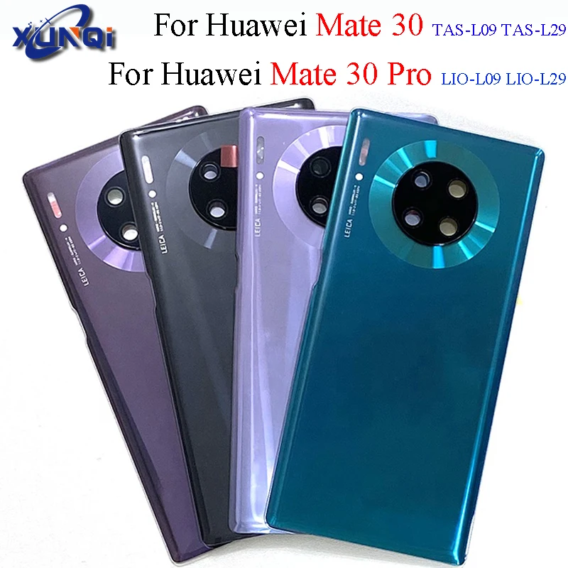 Huawei mate 30 Чехол для батареи, стеклянный чехол для задней двери, чехол для huawei mate 30 pro, задняя крышка для батареи, корпус с заменой камеры