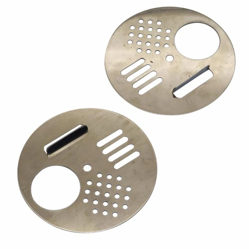 Metal Beehive Door Exit Entrance Gate Bees Box Door Cages Stainless Steel Disk Hive Hole Beekeeping Nest Equipment Supplies