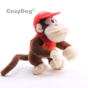

16 cm Mario Diddy Kong Soft Stuffed Animals Toys Cute Anime Mario Yoshi Bowser Koopa Series Doll Peluche Baby Kids Gift