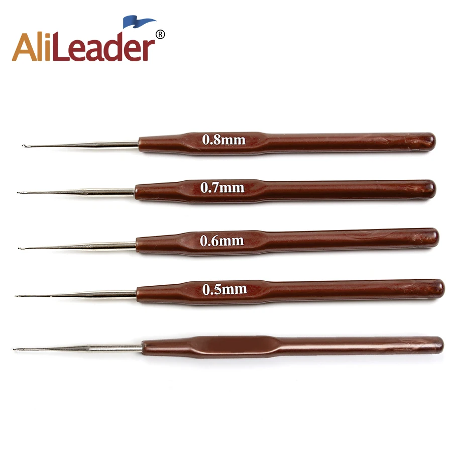 4Pcs/Lot Hook Needle Crochet Needles For Hair best Quality Long Needle Wigs Making Lace Hook Dreadlock Accessories crochet hooks hair extensions tool lace wig needles