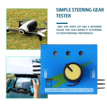 

Profrssional Multi Servo Tester 3CH ECS Consistency Speed Controler Power Channels CCPM MeterParts Master Checker RC Toys Ac