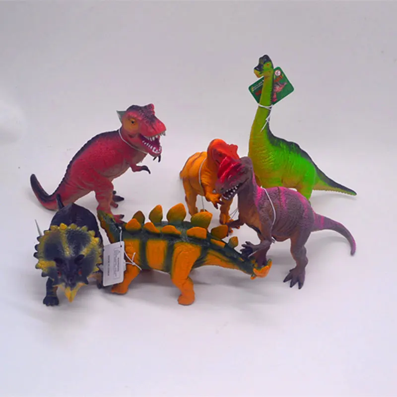 Support Plastic Pinching Called Model Dinosaur Toy Jurassic Children Cognitive Will Ring of Model Toy