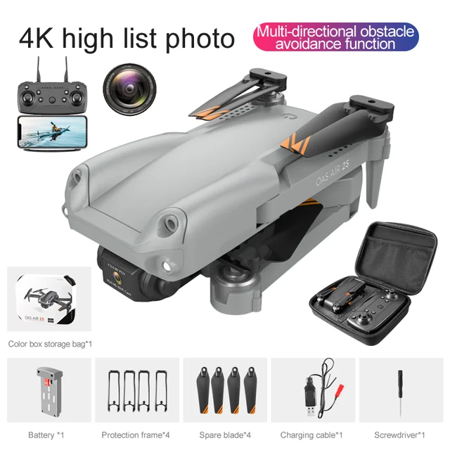 Z608 Obstacle avoidance drone Dual camera 4K drone comes with WiFi 360 ° rollover headless mode  professional rc Drone toys Toys