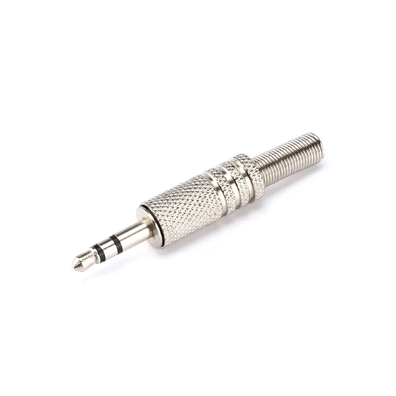 Silver Plated 1 шт. Замена 3,5 мм 2 полюс Мужской ремонт наушников аудио разъем пайки для большинства разъем для наушников - Цвет: Silver Plated