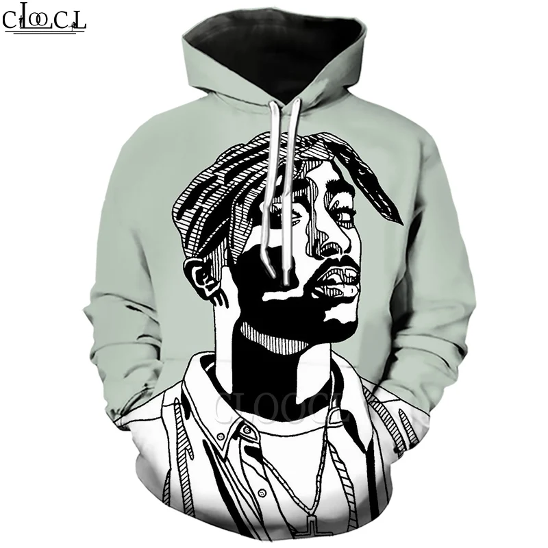 CLOOCL новейший Рэппер Amaru Shakur 2pac толстовки с Тупаком для мужчин и женщин Harajuku 3D