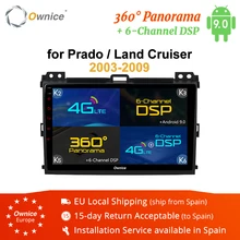 Ownice K3 K5 K6 Восьмиядерный Android 9,0 радио автомобильный DVD gps Navi для Toyota Prado 2004-2009 Land Cruiser 2003 360 Panorama DSP 4G