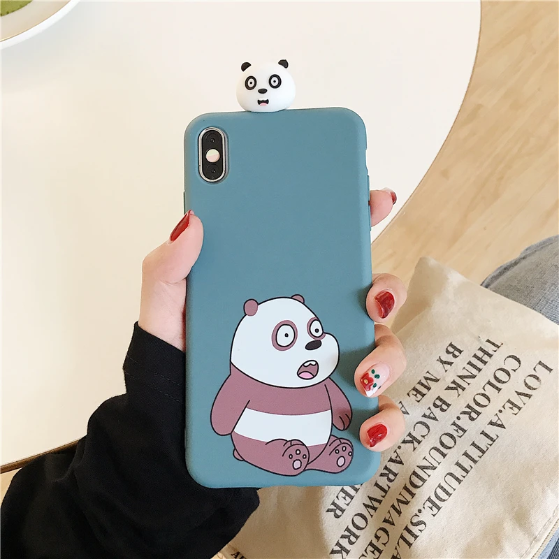 Blue with Toy Вся правда о медведях панда Мягкий чехол для задней крышки для huawei P30 P20 Lite P Smart плюс Коврики 20 Nova 2S 3 3i 4 5 Pro Honor 8X9X20 телефон Fundas Coque - Цвет: Blue with Toy