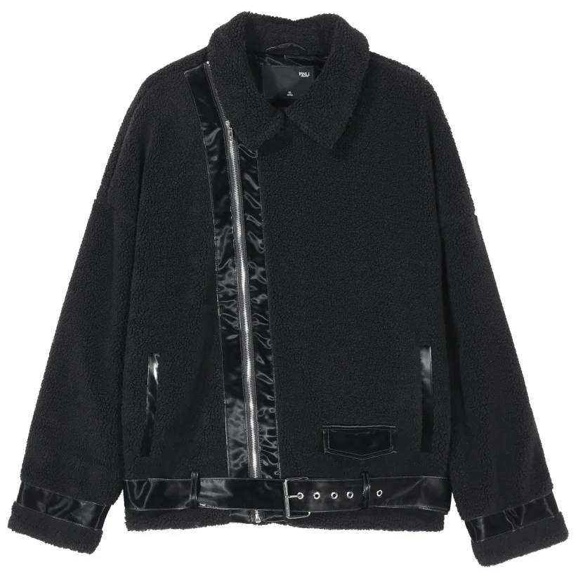 Casaco Masculino, стандартная куртка Pinli, осень, новинка, мужская куртка из искусственной кожи с отложным воротником, верхняя влага, B193304353