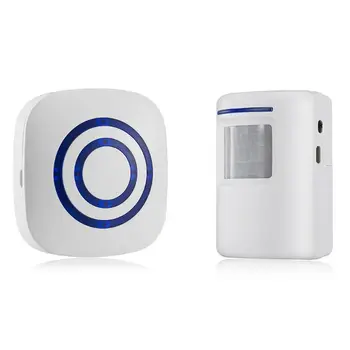 

OOTDTY Wireless Infrared Motion Sensor Doorbell Alarm Entry Security Home EU US Plug