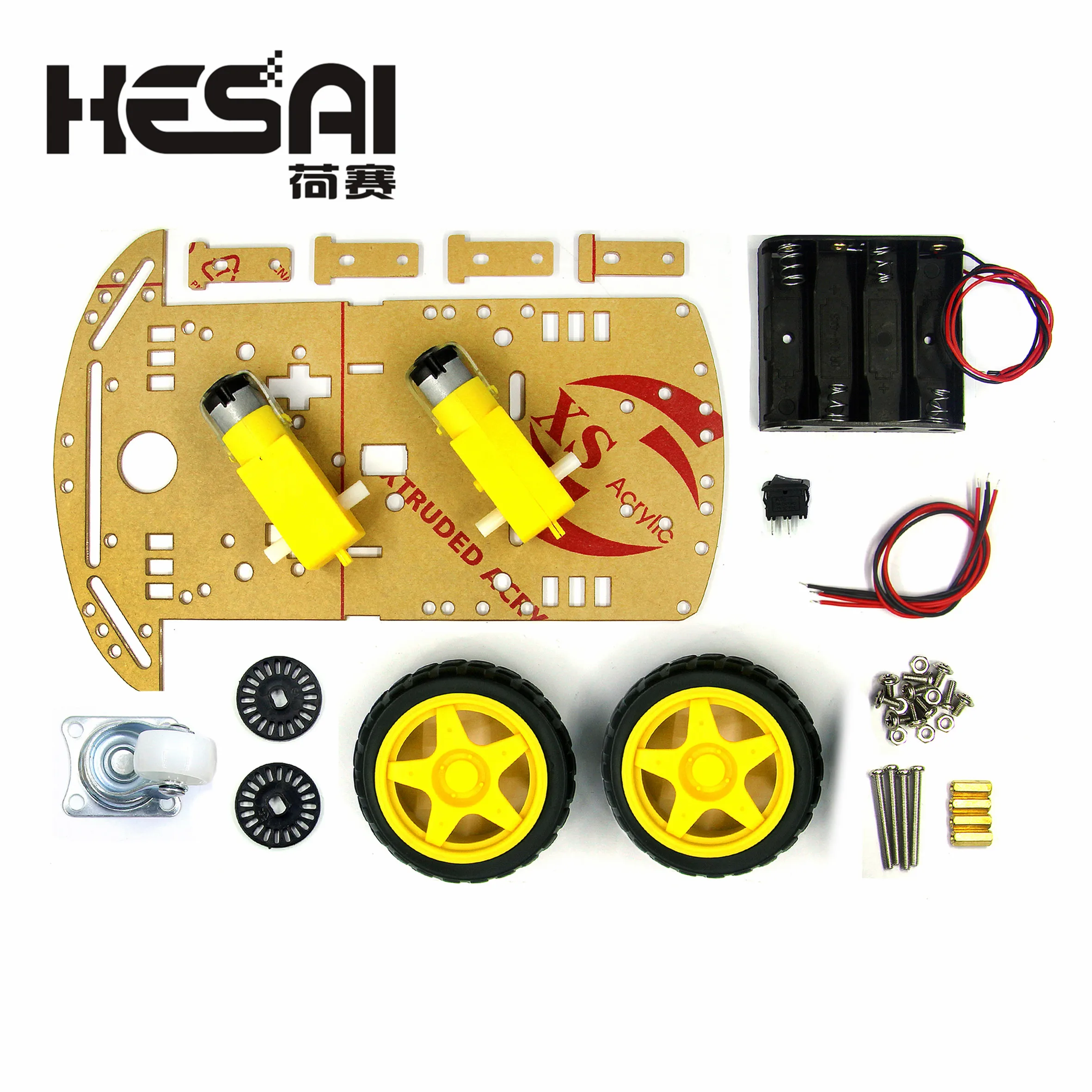 Умный робот автомобиль 2WD двигатель шасси/Трассировка автомобиля Комплект кодер
