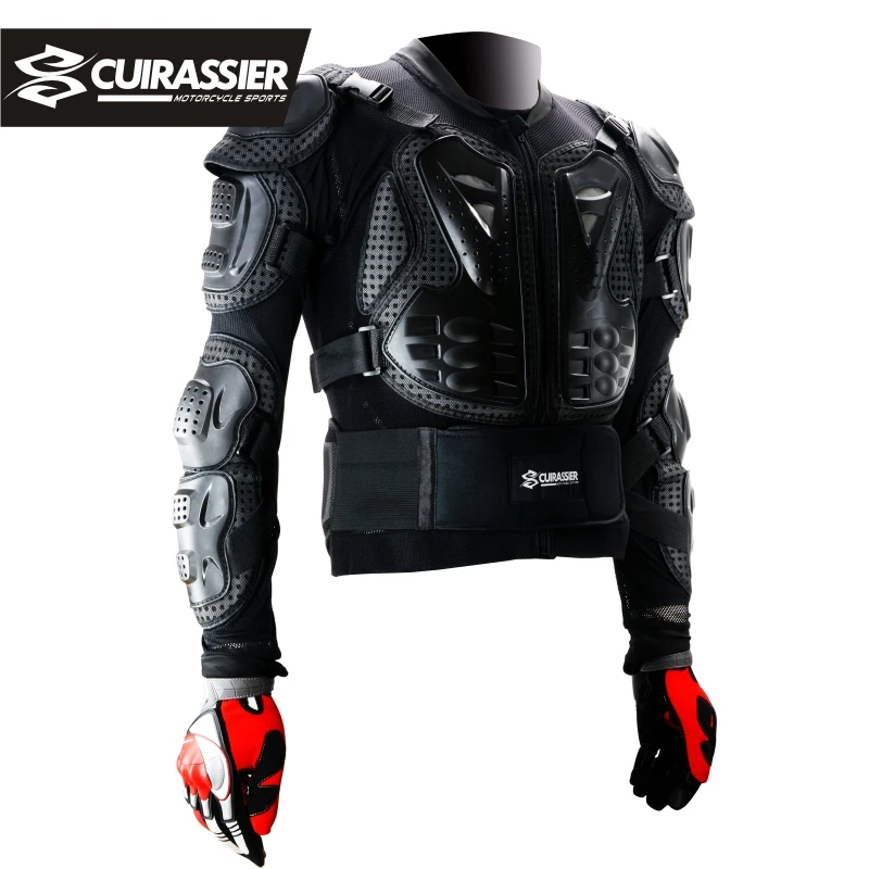 CUIRASSIER AR01 오토바이 갑옷 보호대, 신체 지지 붕대, MX 가드..