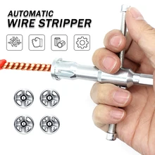 Cabo peeling torção conector automático fio stripper fio torcido ferramenta eletricista descascamento artefato conector ferramentas manuais