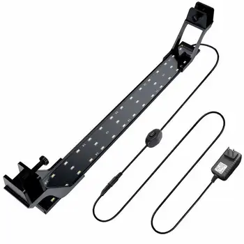 

14W High Lumen Clip-on Reef LEDs Aquarium LED Lighting with Extendable Brackets for Aquatic Plants Marine Fish Tank Light Lamp