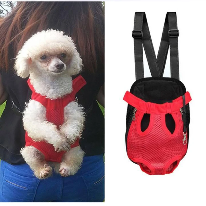 Дышащая Сумка переноска для собак кошек рюкзак регулируемая маленькая средняя