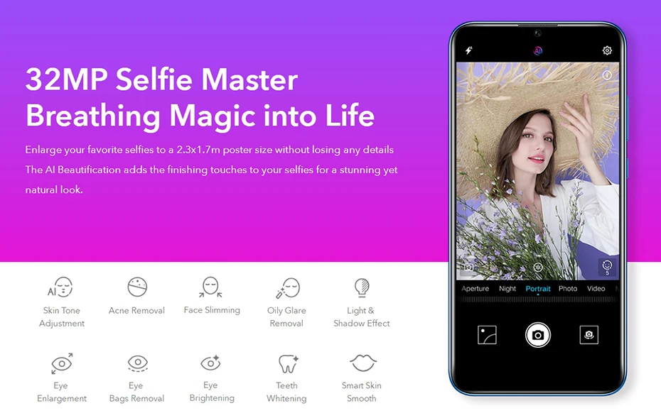 Global Version Honor 20 Lite 4GB 128GB Front 32MP Kirin 710 Octa Core Smartphone  (4)