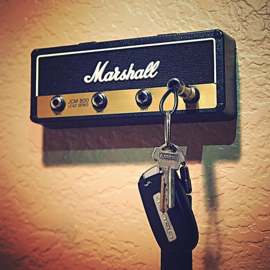 

Home Decoration Key Hanging Marshall Keychain Keychain Box Guitar Speaker Letter PC Fashion Creative Rock Style