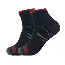1Pair Men's Cotton Socks Sports Foot Compression Socks Anti-Fatigue Cycling Socks Fasciitis Heel Spurs Pain Knitted Socks Unisex