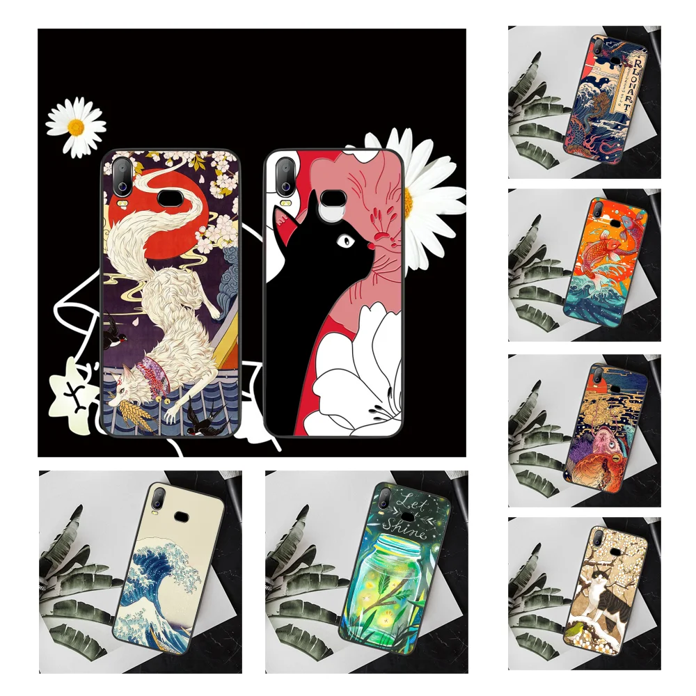 

NBDRUICAI Totem Pattern Relief TPU black Phone Case Cover Hull For Samsung A10 A20 A30 A40 A50 A70 A7 A9 A6 A8 Plus 2018