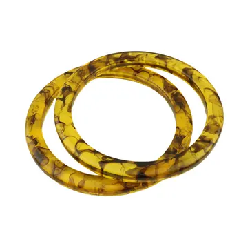 

Fashion Acrylic resin bag Handles Round Handbag Handle Resin Bag Wristband DIY Pursre replacement Women Bag Handle accessories