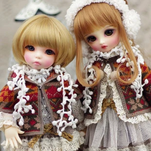 1/6 BJD SD кукла мини ткань зимний красивый костюм для кукла 1/6 одежда