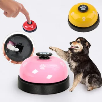 

Interactive Pet Dog Cat Training Bell Toys Kitten Puppy Food Feed Reminder Puzzle Toy Development Intelligence Squeak Sound Toy