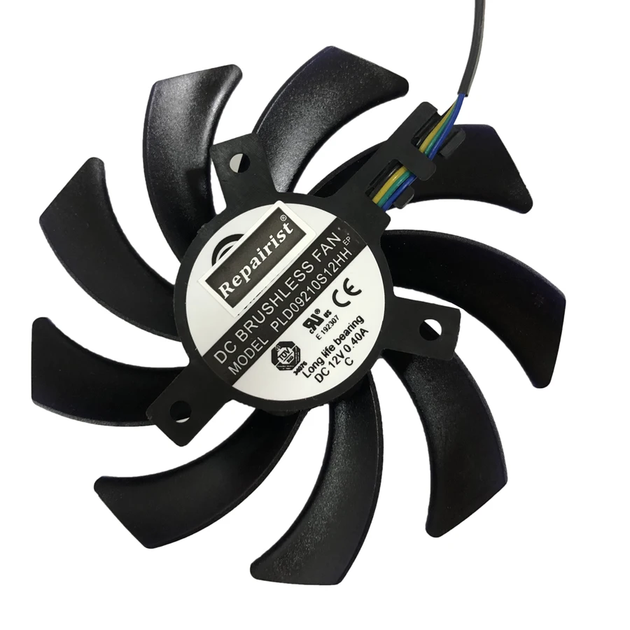 PLD09210S12HH DC 12V 0.40A 85 мм 4Pin R9 290X VGA GPU охлаждающий вентилятор для XFX 280X 270X Графика кулер