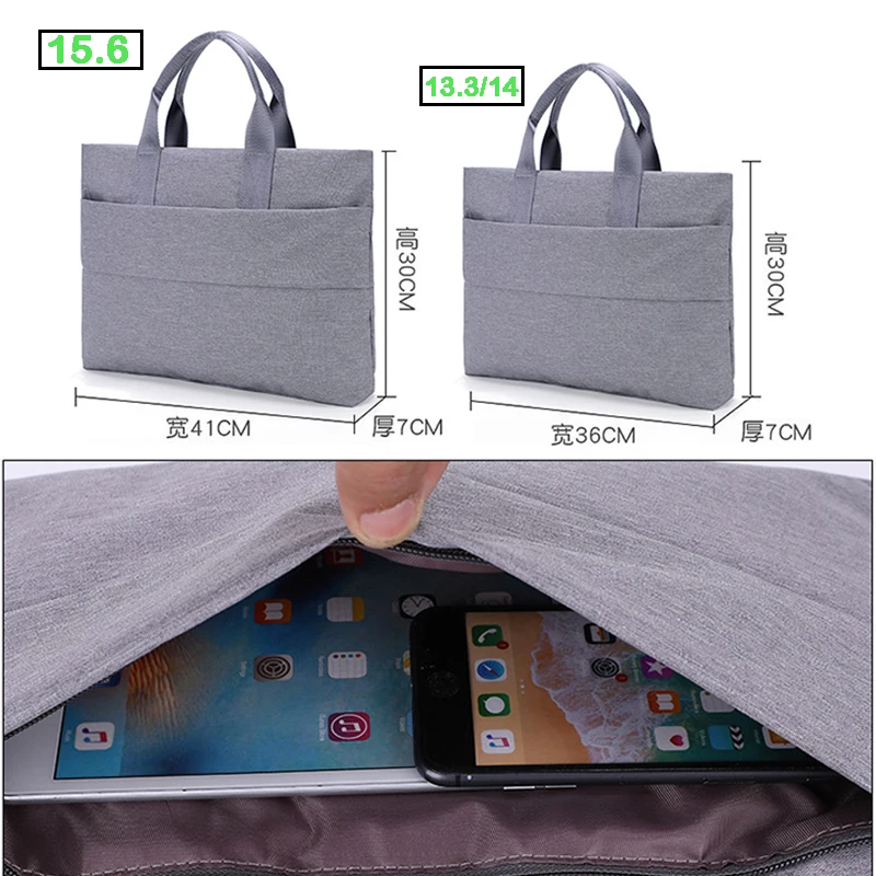 Новая портативная мужская сумка для ноутбука Macbook air pro 13,3 14 15,6 дюймов женская сумка для ноутбука портфель сумка-мессенджер