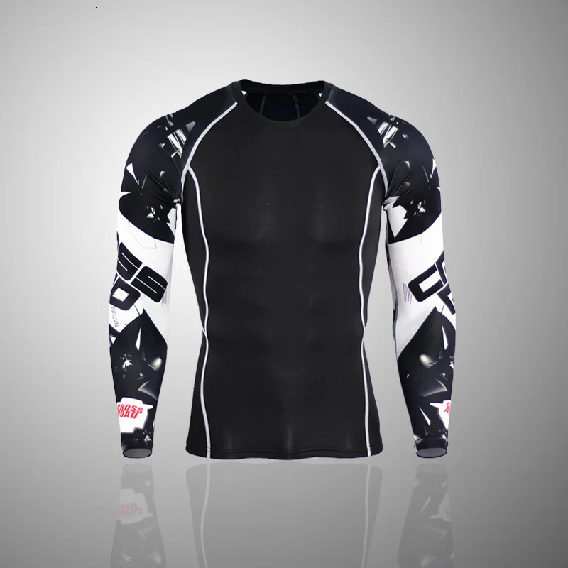 shirt Мужская мода 3D подростковый набор с волками ММА фитнес длинный рукав Дворцовая рубашка с коротким рукавом Crossfit брендовая одежда футболка 4xl - Цвет: shirt