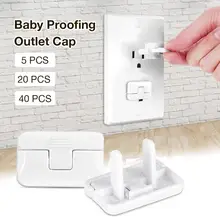 Защитная крышка для розеток С незаметной выдвижной ручкой, безопасная прочная абс пластиковая крышка для розеток для дома и офиса