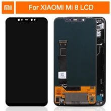 6,2 дюймов lcd для Xiaomi Mi 8 Дисплей lcd кодирующий преобразователь сенсорного экрана в сборе запасные части для Xiaomi Mi 8 lcd дисплей