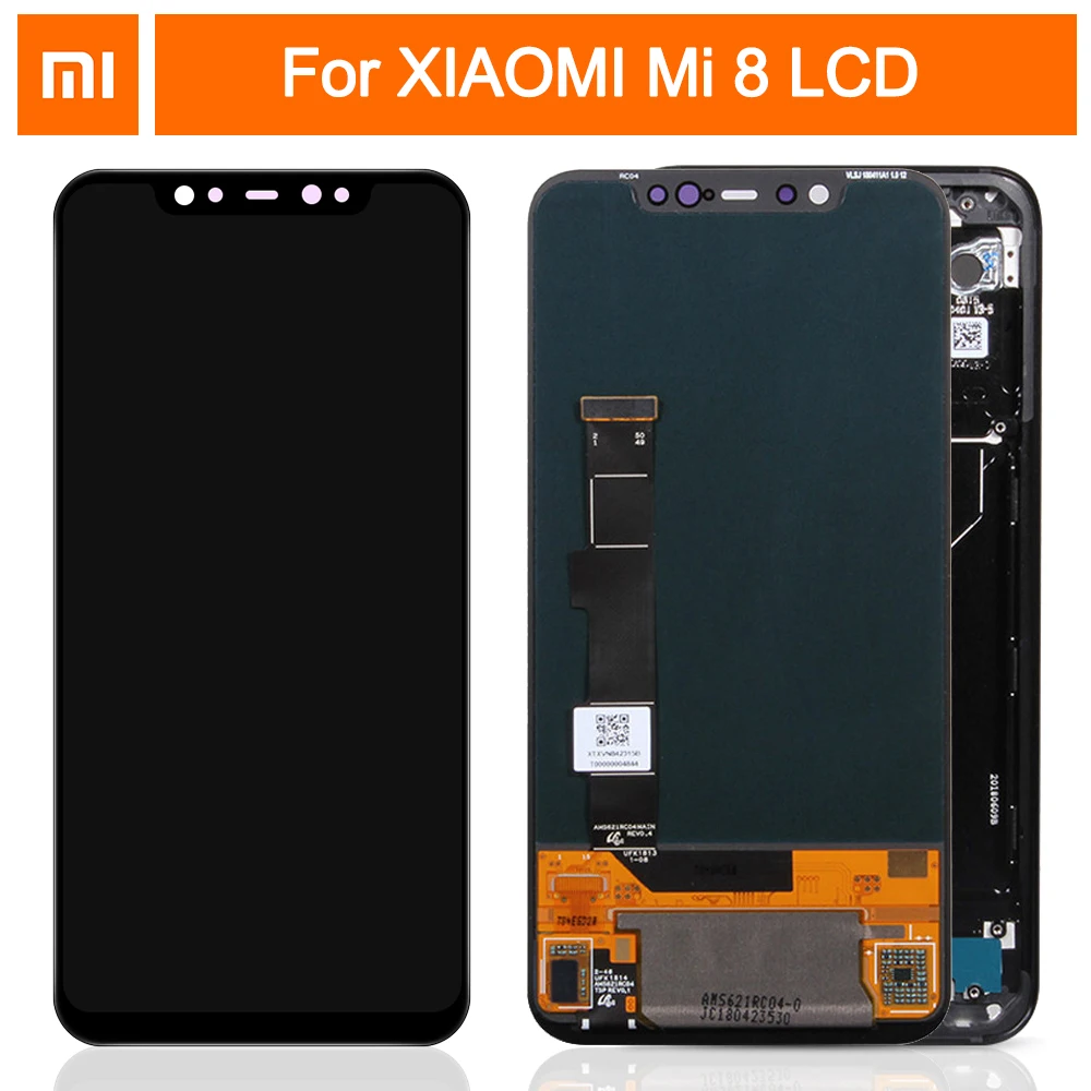 

6.2 inch LCD For Xiaomi MI 8 Display LCD Touch Screen Digitizer Assembly Replacement Parts For Xiaomi Mi8 LCD Display