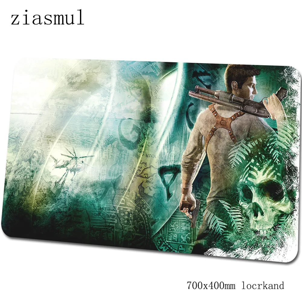 Uncharted 700x400x3 мм игровой коврик для мыши 3d коврик для геймера красочный компьютерный стол Клавиатура со встроенной мышью HD шаблон подарки большие игровые коврики - Цвет: Size 700x400x3mm