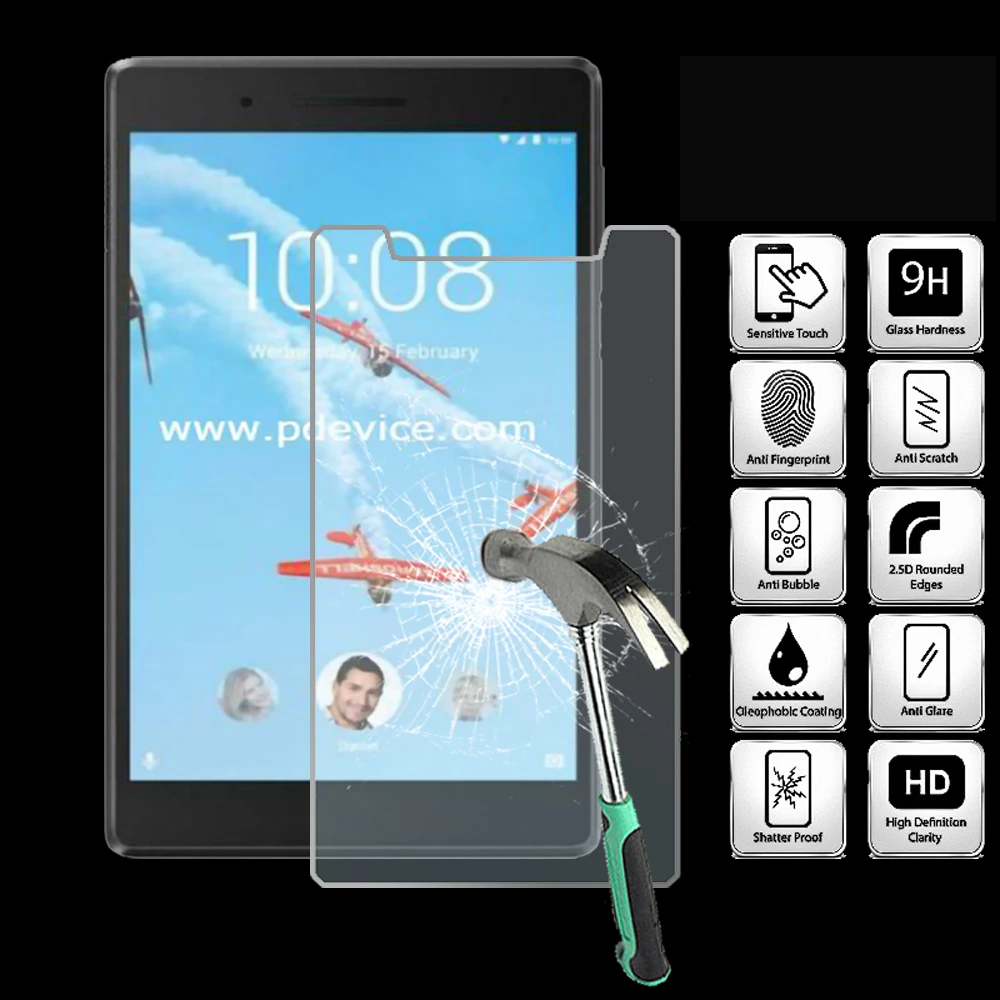 

For Lenovo Tab E7 - 9H Tablet Tempered Glass Screen Protector Cover Explosion-Proof High Quality Screen Film