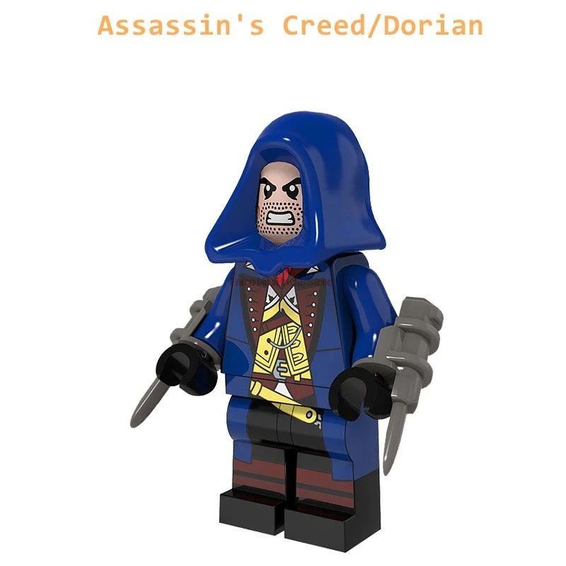 Серия игр ассасина, игрушки, Kenway Firenze, Dorian Firenze Cormac Shay Aciton, фигурки, сделай сам, строительные блоки, подарки, игрушки для детей
