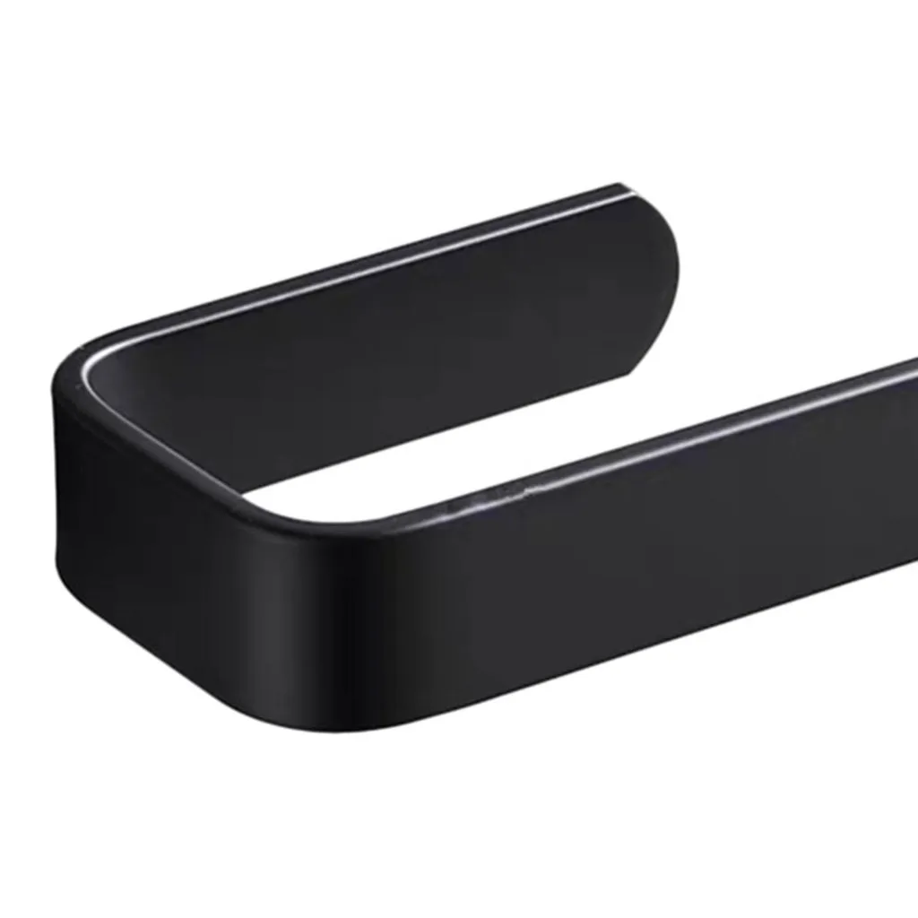 Acrylic Toilet Paper Holder Adhesive Wall Mount Kitchen Roll Holder Stand