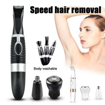 

2019 Professional Groom Clipper for Small Areas Hair Cut 3 in 1 Shaver Hair Clipper Nose Hair Trimmer