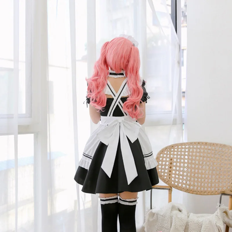 Cute Lolita French Maid Dress Girls Woman Anime Cosplay Party CostumesT EW 