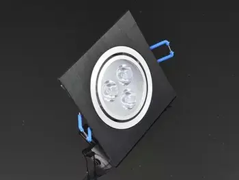 

Abajur Ceiling Lamp Luminaire 2018 Led Spotlight 20pcs 3*1w Down Light,,ac95-265v Lighting,with High Brightness,free Shipping