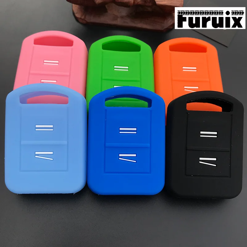 

2 Buttons silicone car key cover case set protection For Vauxhall/Opel Vauxhall Corsa C Agila Meriva Combo Remote Key fob