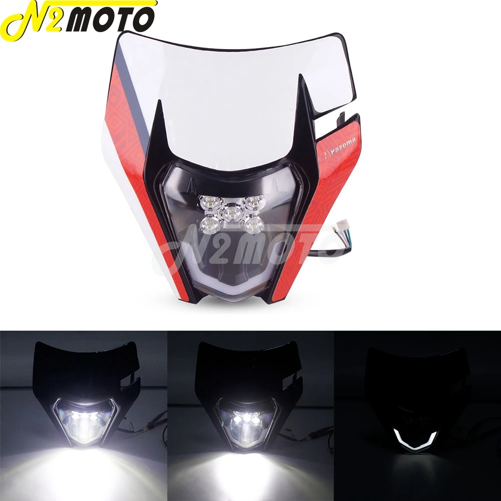 KTM ヘッドライト exc exc-f エマーク LED ヘッドライト 2017-2023 KTM EXC XCW 250 350 450