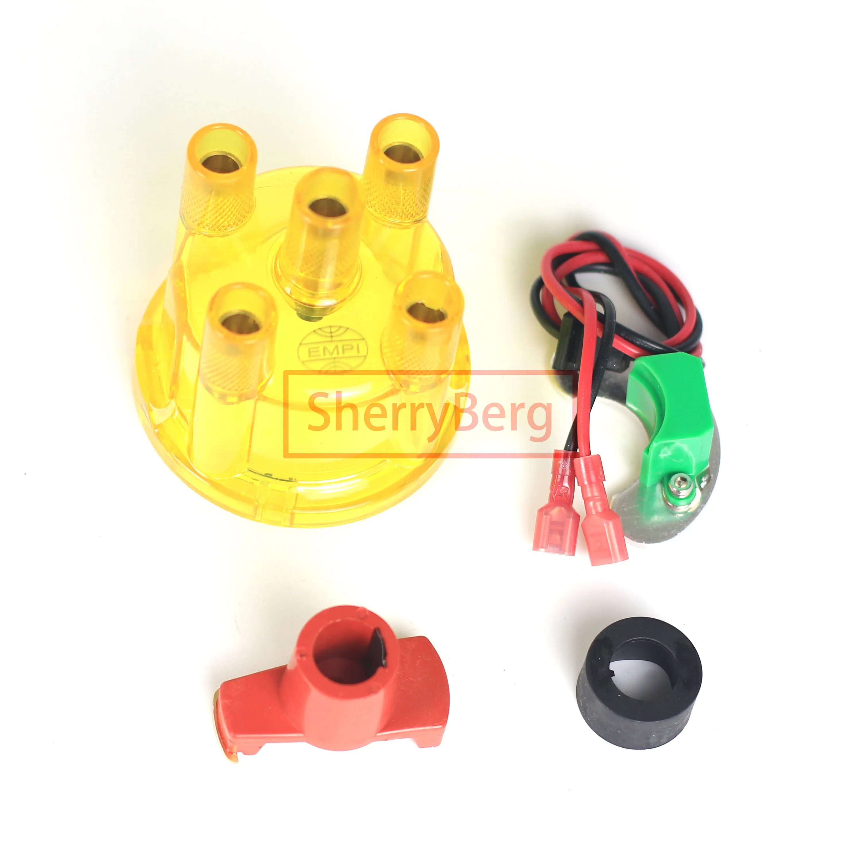 DISTRIBUTOR CAP + Rotor + 009 Electrical IGNITION KIT to Fit for Most Bosch 4 cylinder