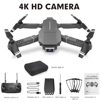 

E68 Four Axis Uav Fixed Height Folding Drone 4K Camera Optical Flow 1080PAerial Photography Remote Control Aircraft