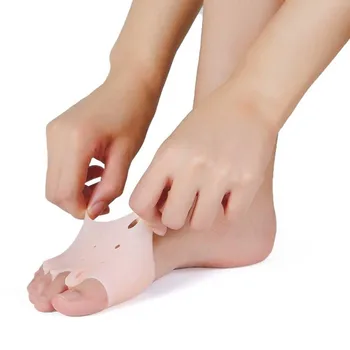

Pad Stretch Silicone Hallux Valgus Protector Guard Toe Separator Breathable Metatarsal Pads Ball Of Foot Foot Care Aug