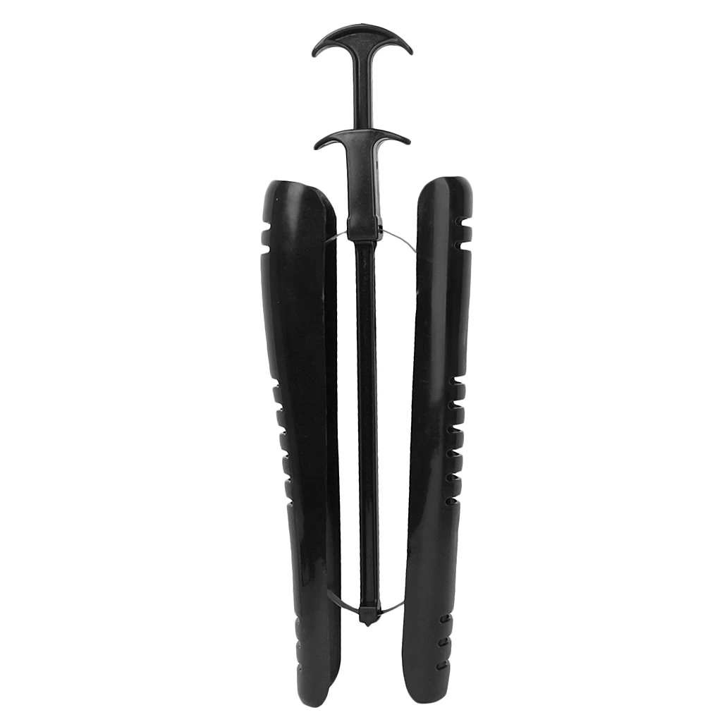 Pack of 2 Boot Stretcher / Shoe Tree Shoes Shape Keeper with Handle - 12 Inch