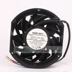 Ryzen – ventilateur de refroidissement violente, 24V, 4,80 a, 172x150x51MM, 17CM, 17251 mbe, connecteur NMB à 2 fils, 2 broches, très grand Volume 