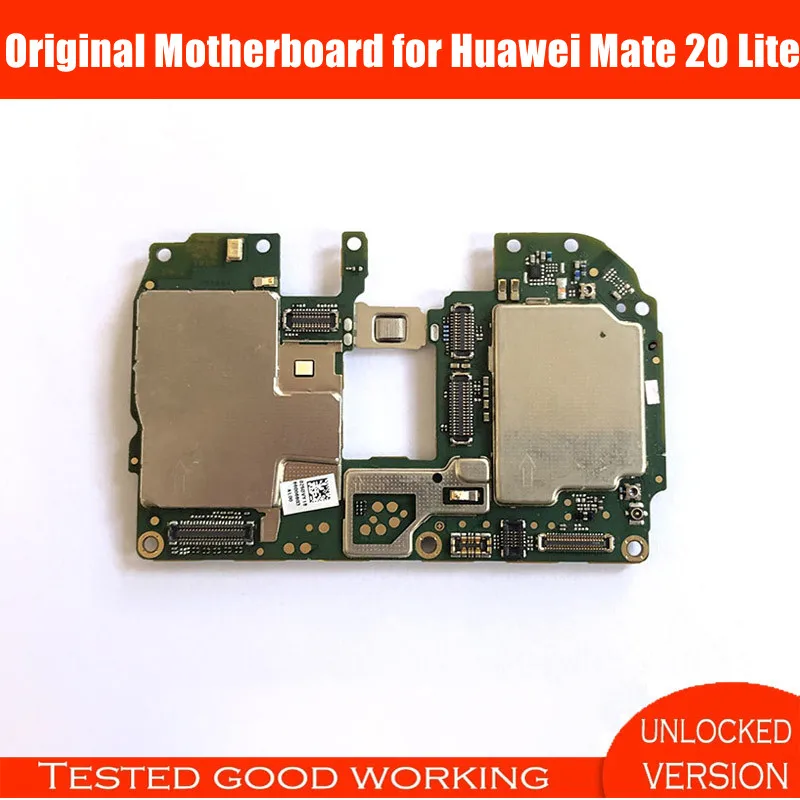 Оригинальная материнская плата для Mate 20 Lite разблокированная с полными чипами