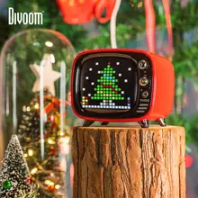 Divoom Tivoo портативный Bluetooth динамик умные часы будильник пиксель Искусство DIY через приложение светодиодный светильник знак в украшение Рождественский подарок