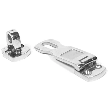 

316 Stainless Steel Marine Buckle 75 x 25 360 Degree Rotating Buckle RV Yacht Cabin Door Special Boat Anchor Seat
